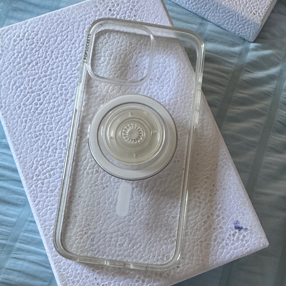 Popsocket IPHONE 15 PRO MAX CASE - CLEAR
